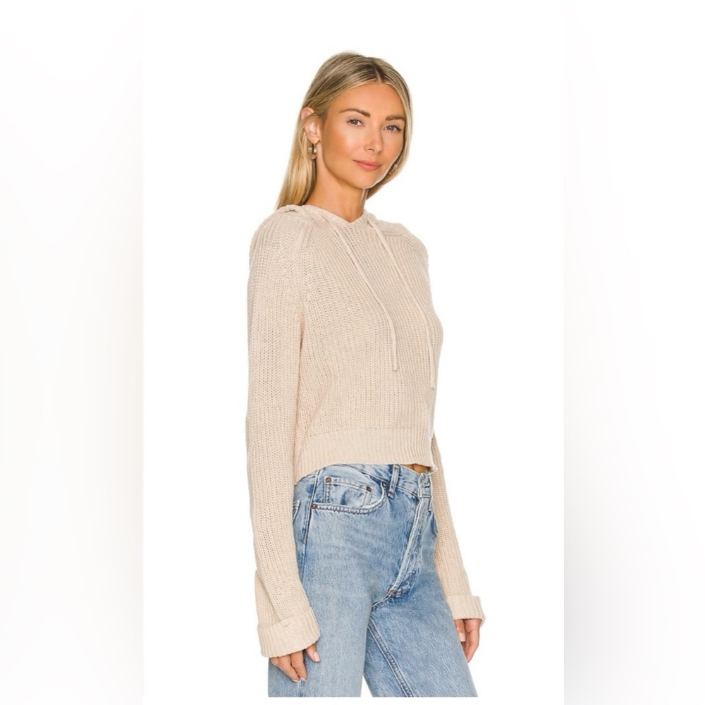 Lovers + Friends Cream Knit, Cropped Sweater